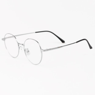 ÓCULOS DE GRAU REDONDO UNISSEX | PRATA
