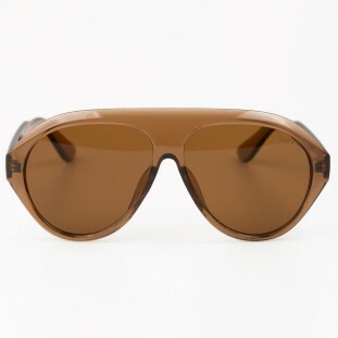 ÓCULOS DE SOL UNISSEX | MARROM TRANSPARENTE