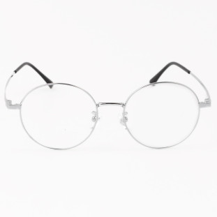 ÓCULOS DE GRAU REDONDO UNISSEX | PRATA