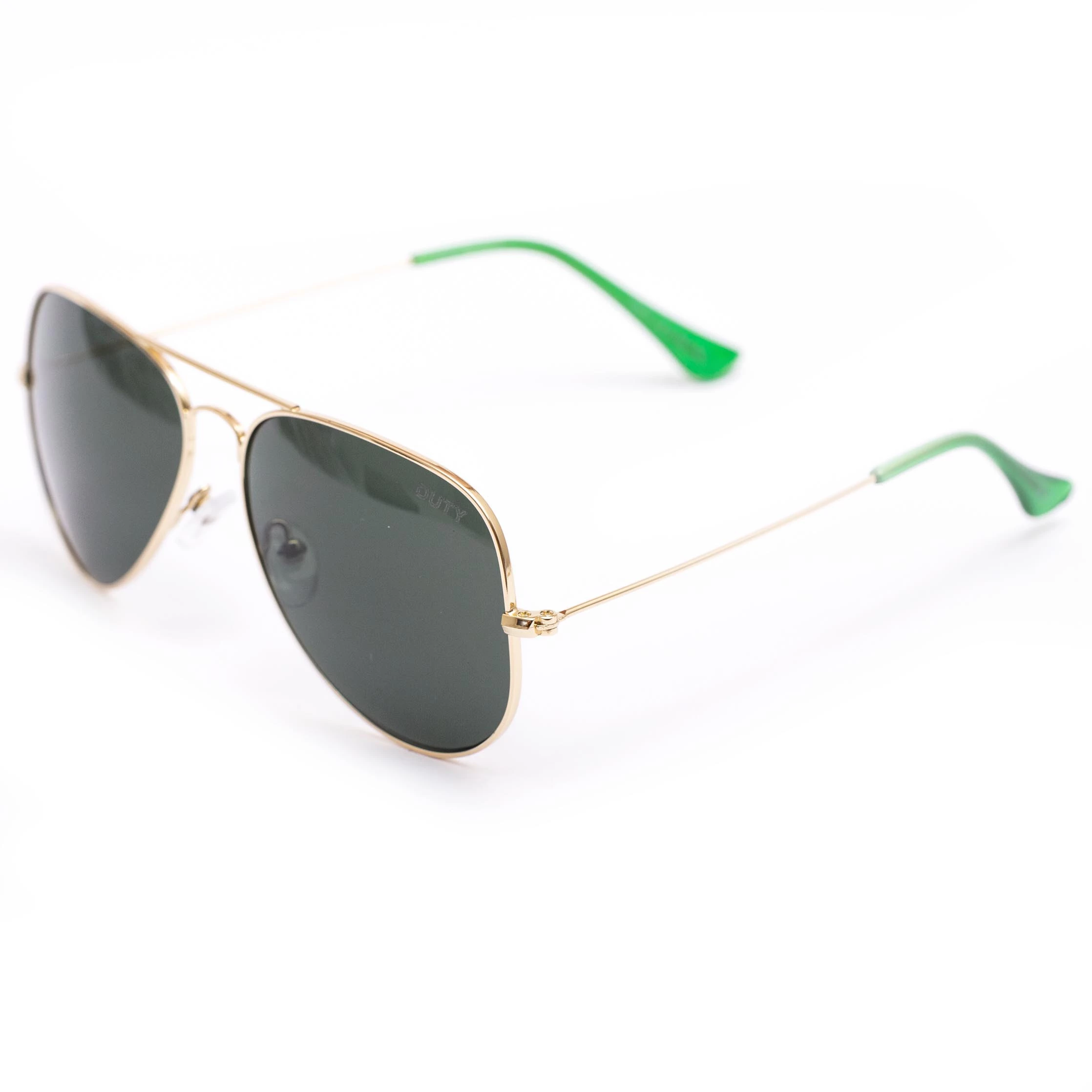 ÓCULOS DE SOL AVIADOR CLÁSSICO | DOURADO